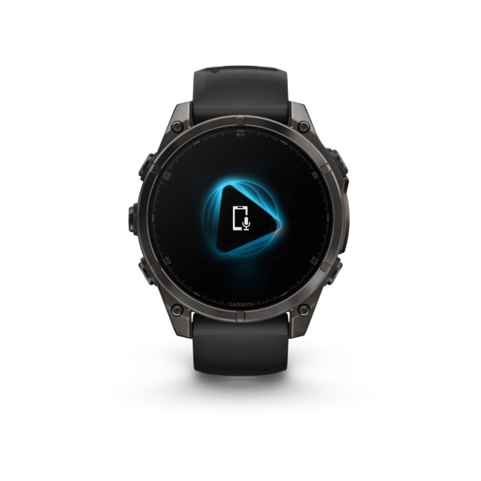 Garmin Unisex Ure fēnix® 8 - 47 mm AMOLED Sapphire Sort