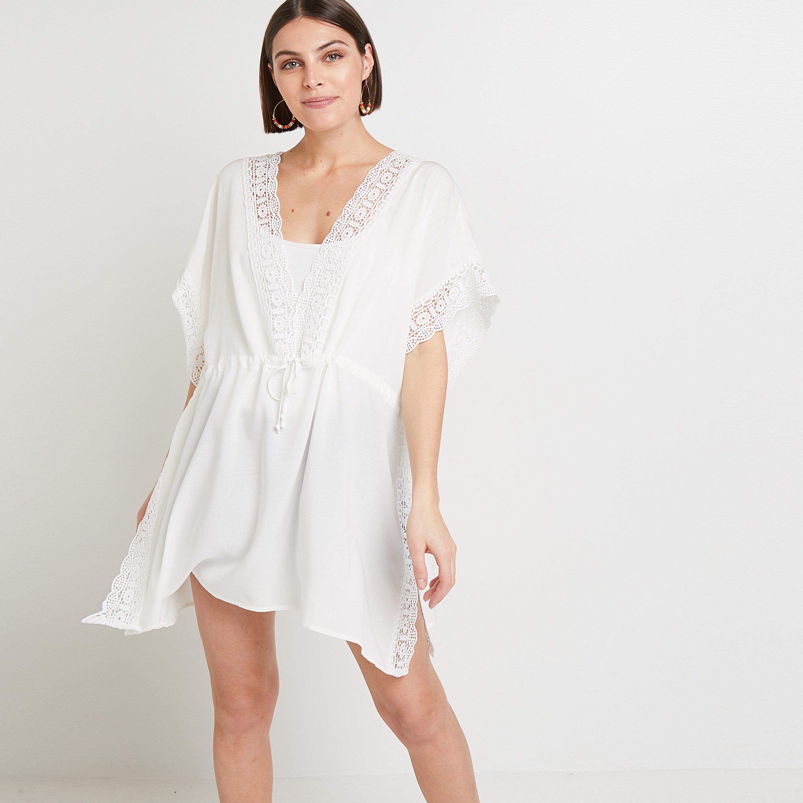Paréo femme - BLANC