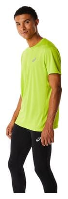Maillot manches courtes Asics Core Run Jaune Homme