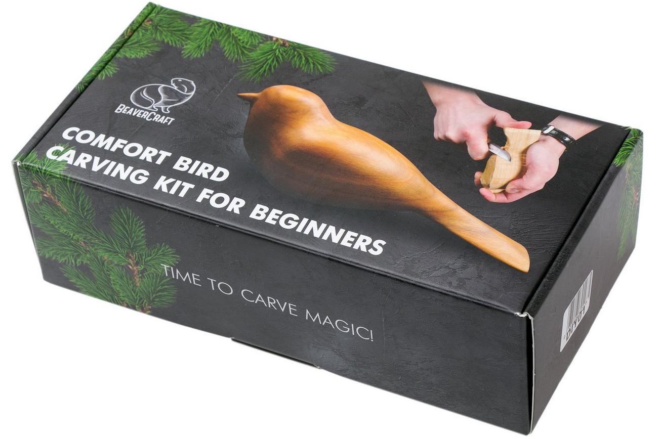 BeaverCraft Comfort Bird Carving Hobby Kit DIY01 houtsnijset