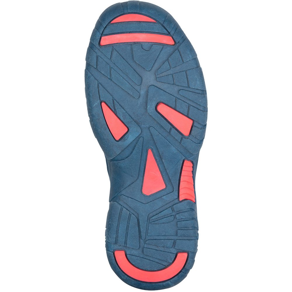 Trollkids Kvalvika Sandale Kinder dolphin blue spicy red