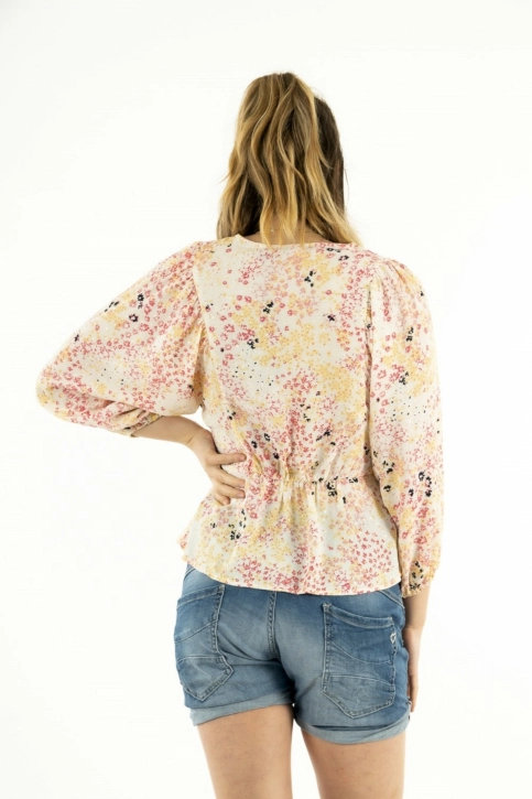 tee shirt manches longues Veromoda hannah foil birch