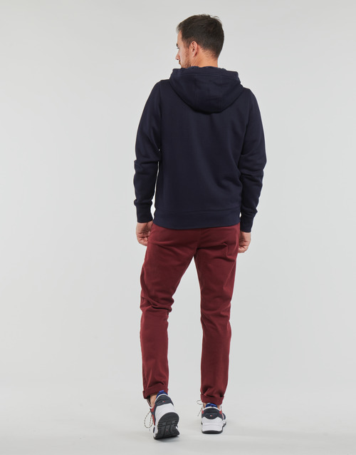 Tommy Hilfiger - TOMMY LOGO FUR LINED HOODY - Marine