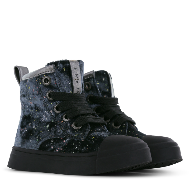 Shoesme blauer Schnürschuhe mit Punkt