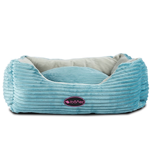 Cama de veludo cotelê macio CAMA GRANDE DE VELUDO TELÚDO AZUL
