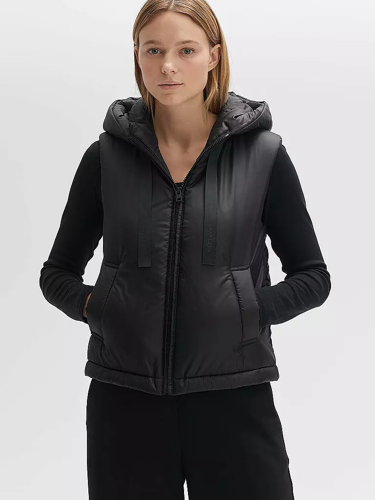 OPUS Gilet WELIMA schwarz