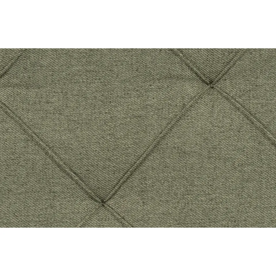 Boxspring met voetbord Liv geruit - groen - 140x200 cm - slanke poot