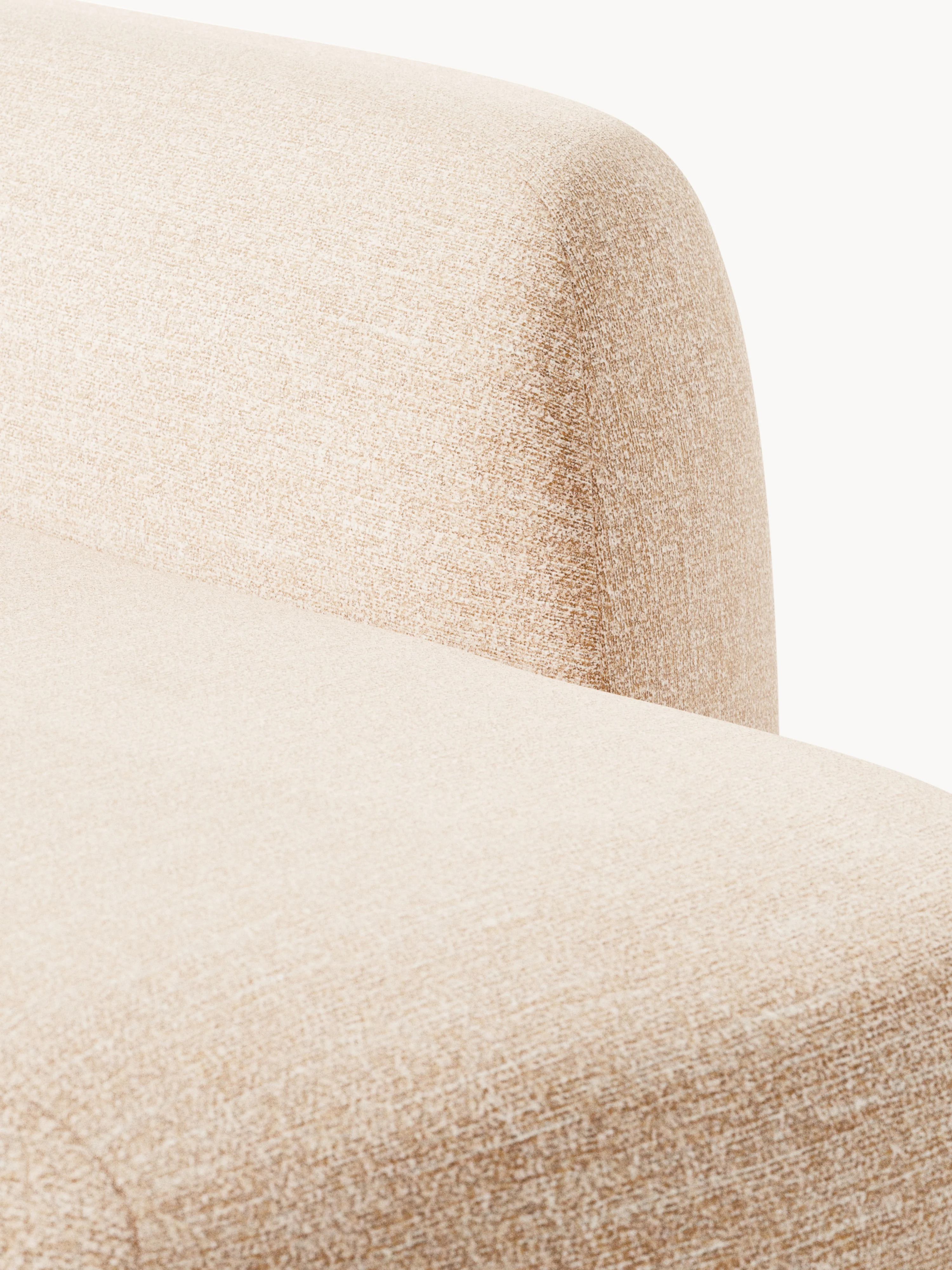 Modulaire bouclé XL hoekbank Wolke met chaise longue