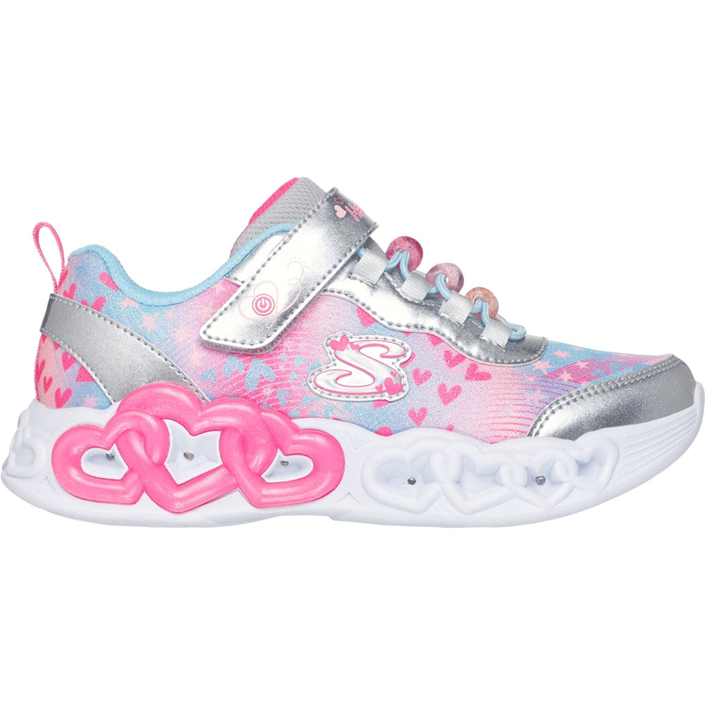Køb Skechers Silver Infinite Heart Lights - Heart Jewels