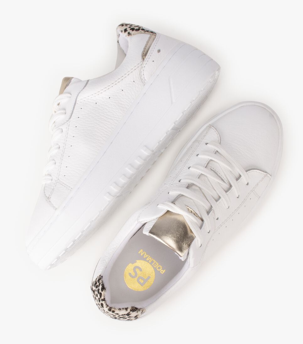 PS POELMAN witte ps poelman lage sneakers anemone