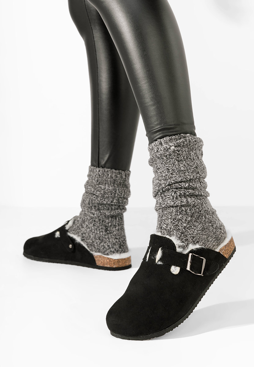Mules femme noirs Jasha