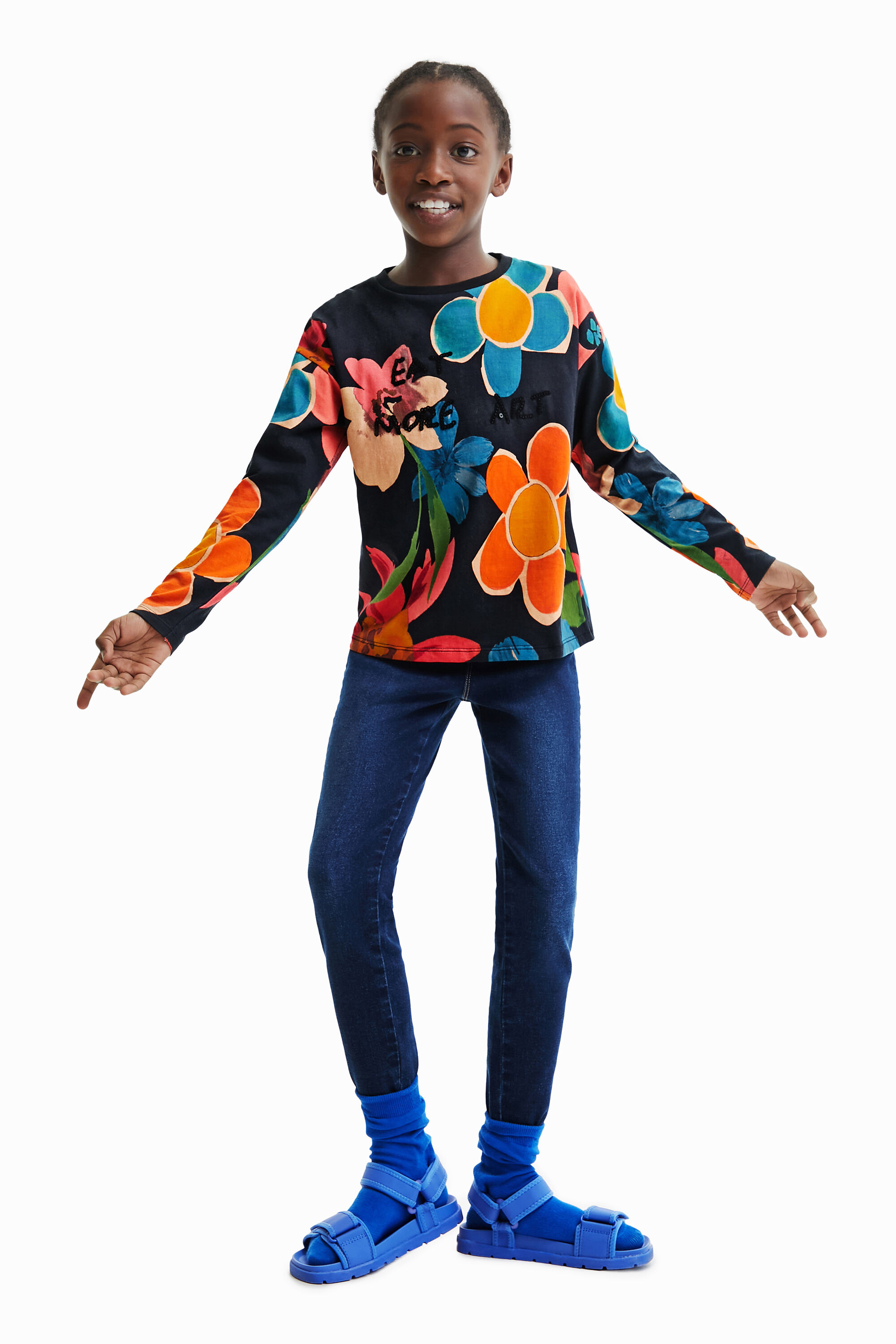 T-shirt imprimé floral