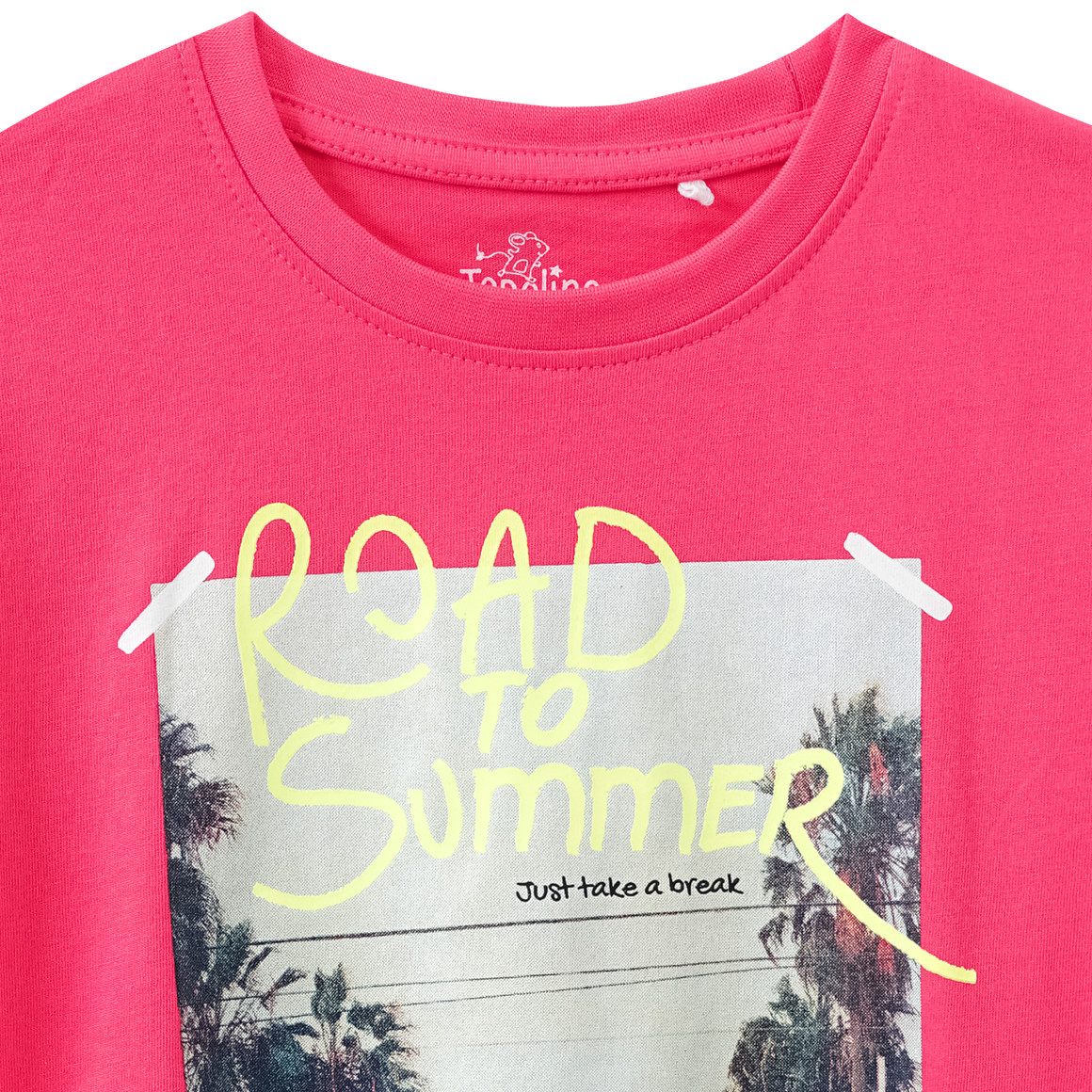 Topolino Jungen T-Shirt mit Foto-Print rot