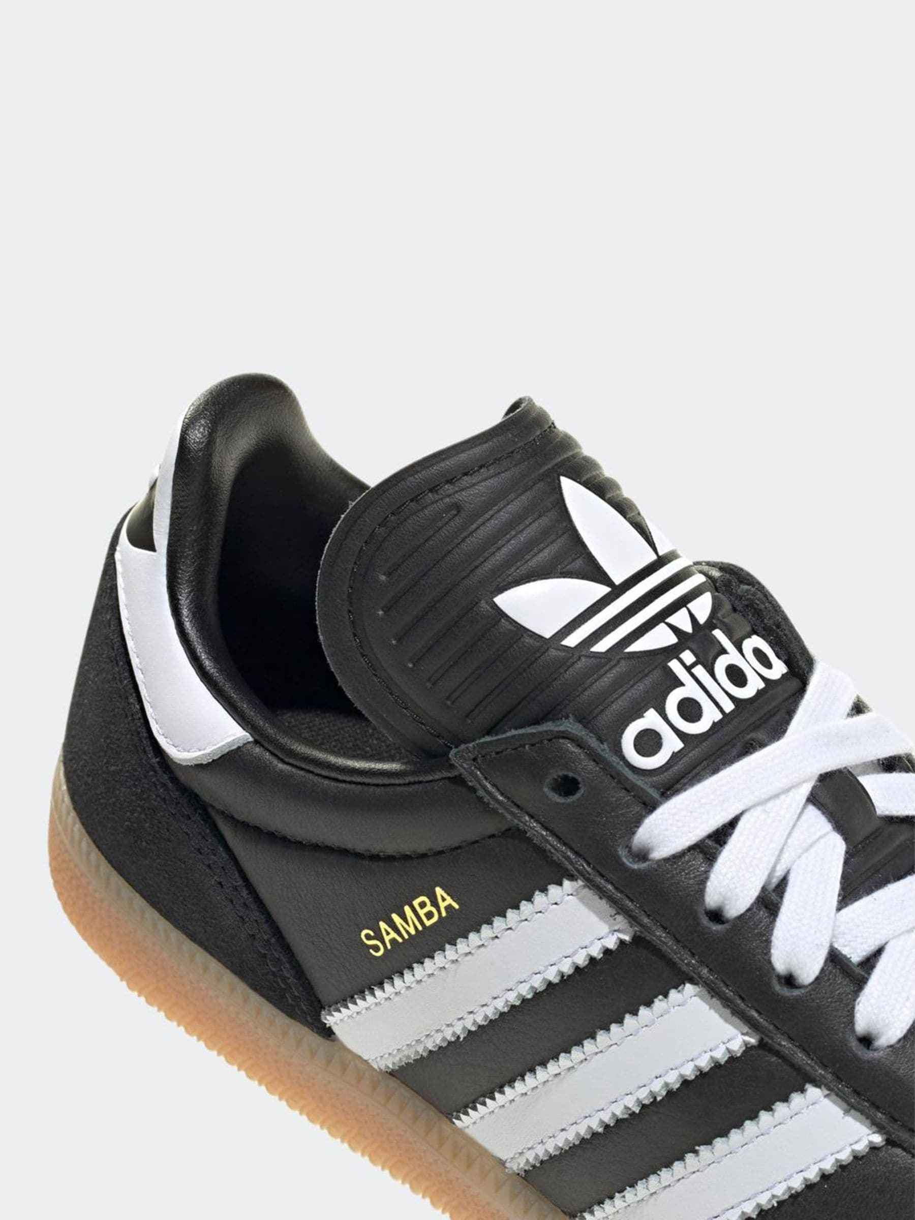 Zwart/wit - adidas Originals Samba JP Junior Trainers