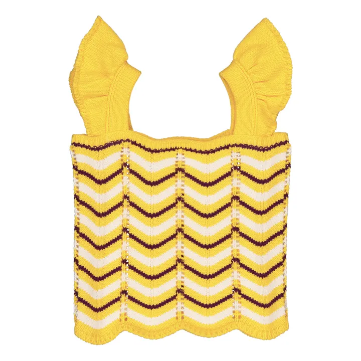 Hello Simone Top Maille Izia Coton Bio | Jaune
