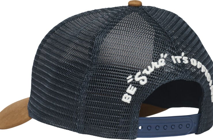 Superdry MESH TRUCKER CAP Denim co tobacco brown