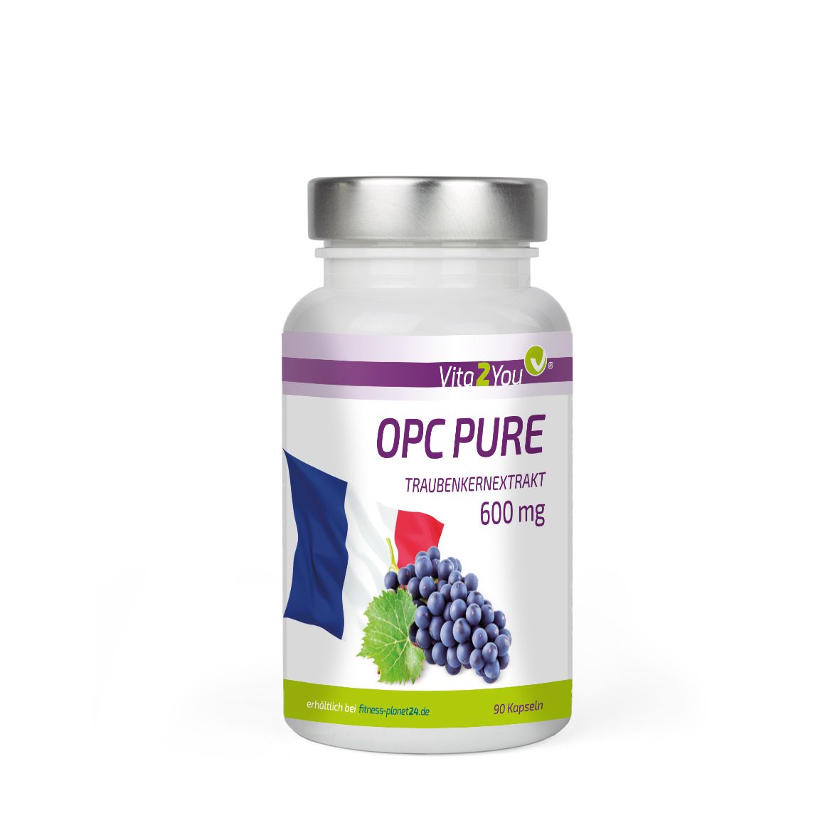 Vita2You OPC Pure Traubenkernextrakt Kapseln