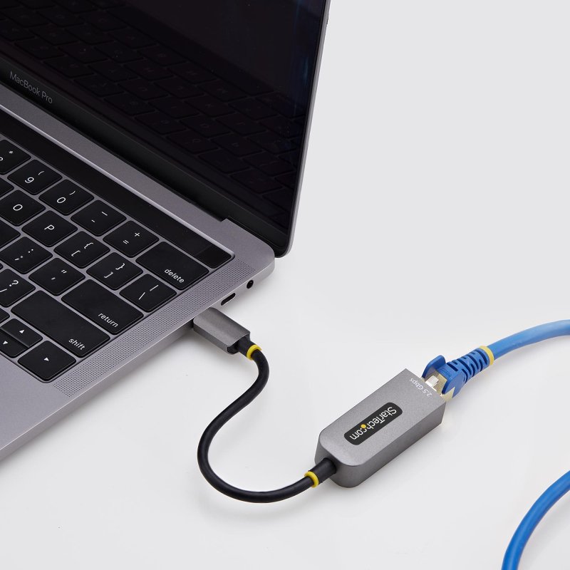 StarTech.com Adaptateur 2.5GbE USB-C vers Ethernet, NBASE-T NIC, USB 3.0 Type-C 2.5/1G Réseau Multi Speed, Compatible Thunderbolt, Windows & Mac