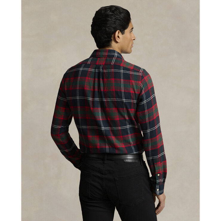 Polo Ralph Lauren BRUSHED FLANNEL-LSL-SPS 6562 navy red multi