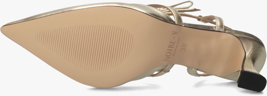 gouden notre-v sandalen met hak 2722