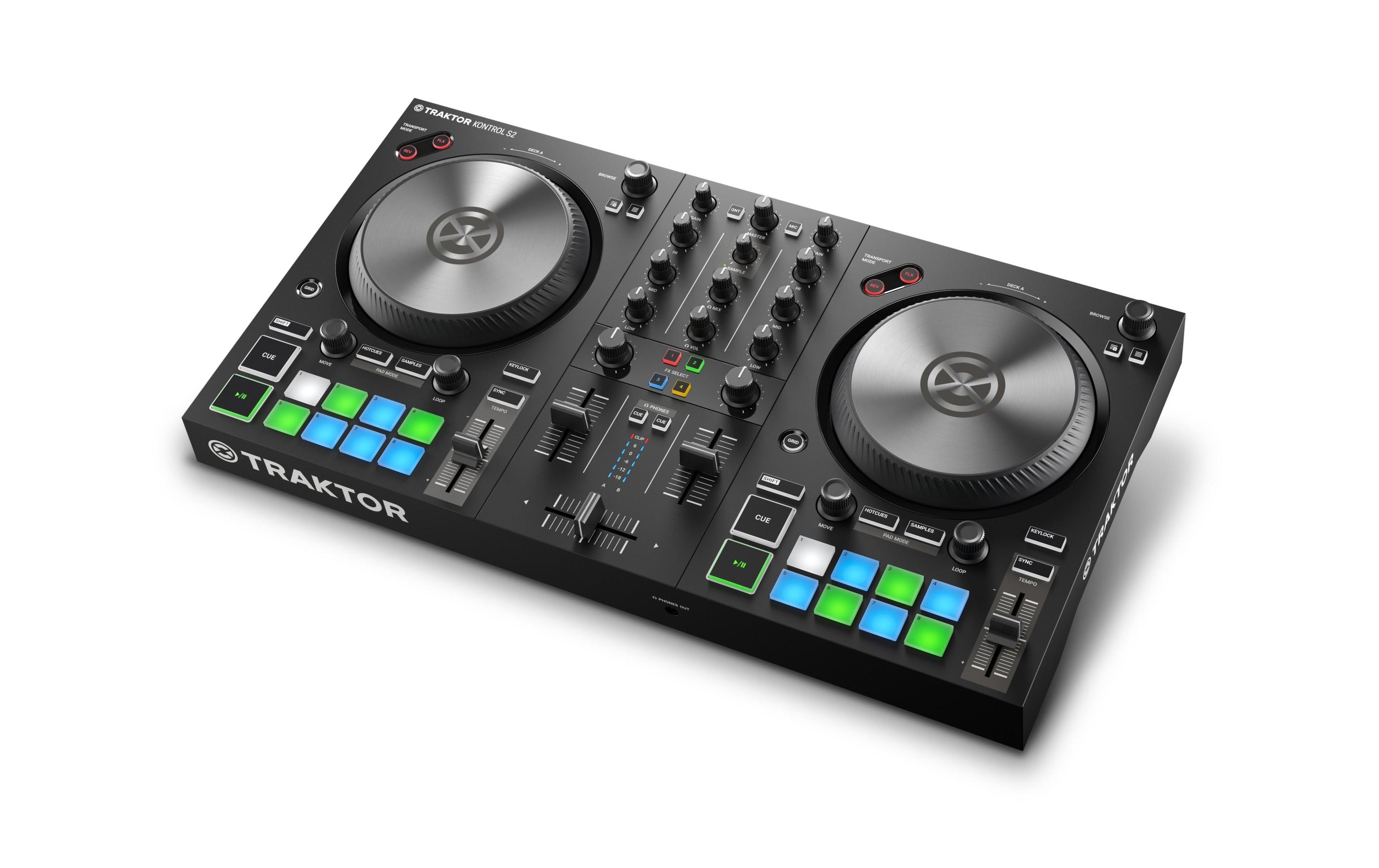 DJ-Controller Traktor Kontrol S2 MK3<br>Mobiles 2-Kanal DJ-System
