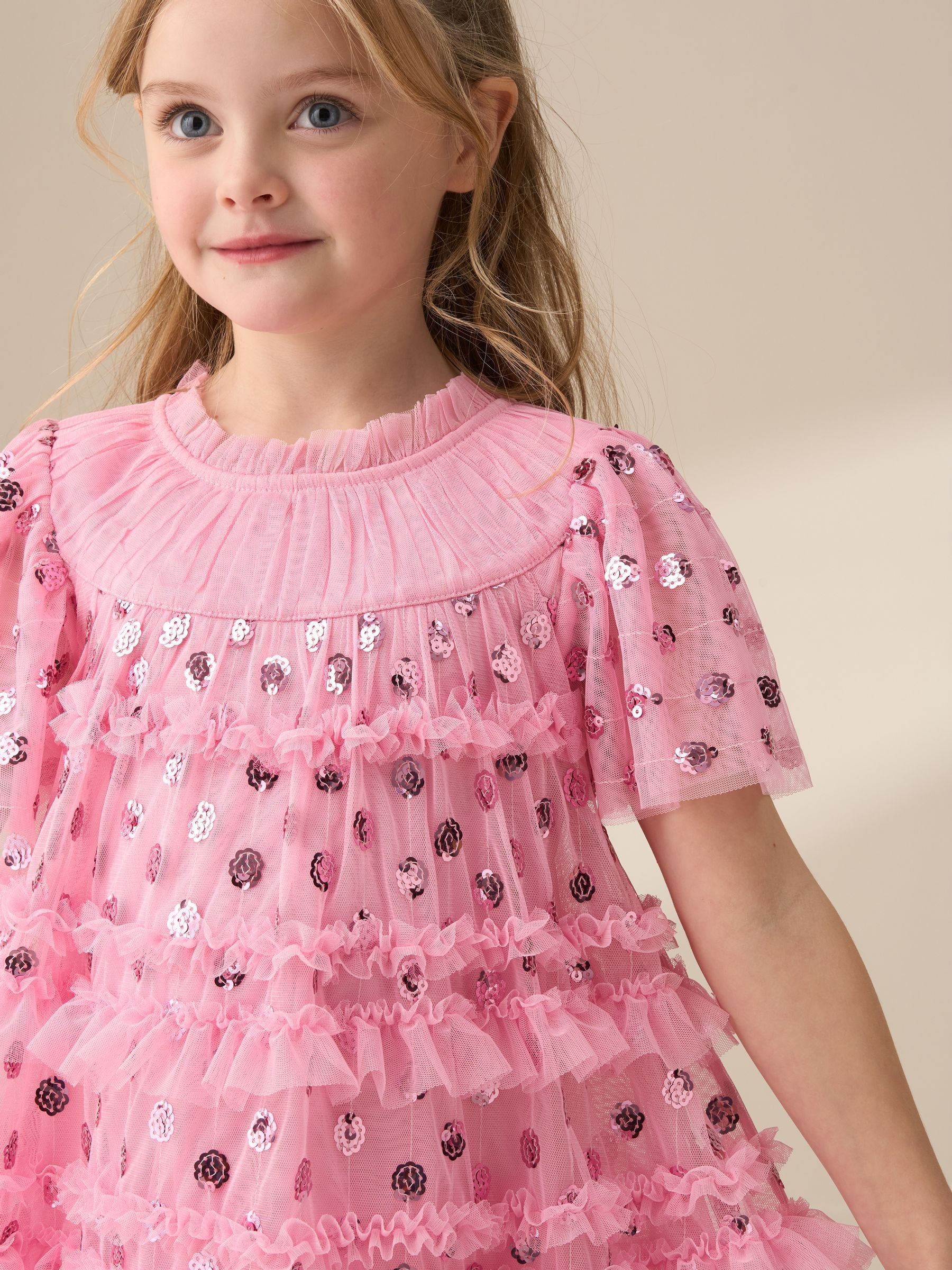 Angel & Rocket Bea Mesh Frill Dress