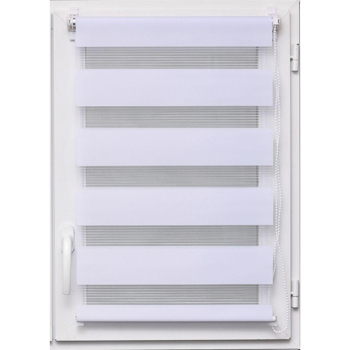 STORE ENROULEUR LUMIERE NUIT 150X180CM BLANC
