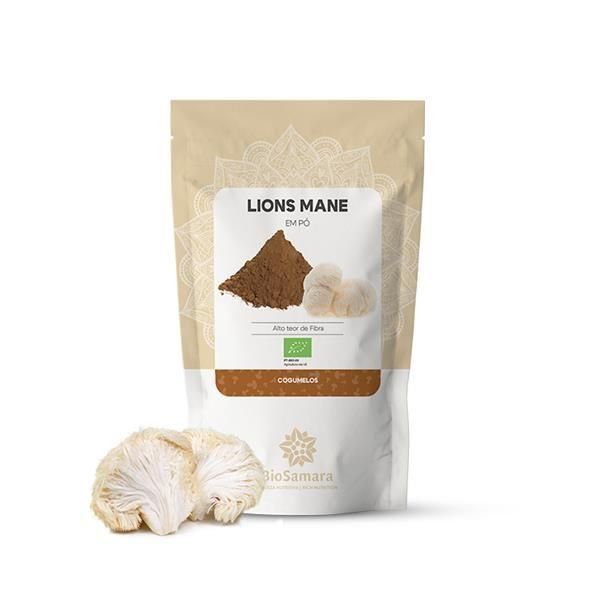 Cogumelo Lions Mane Em Pó Bio
