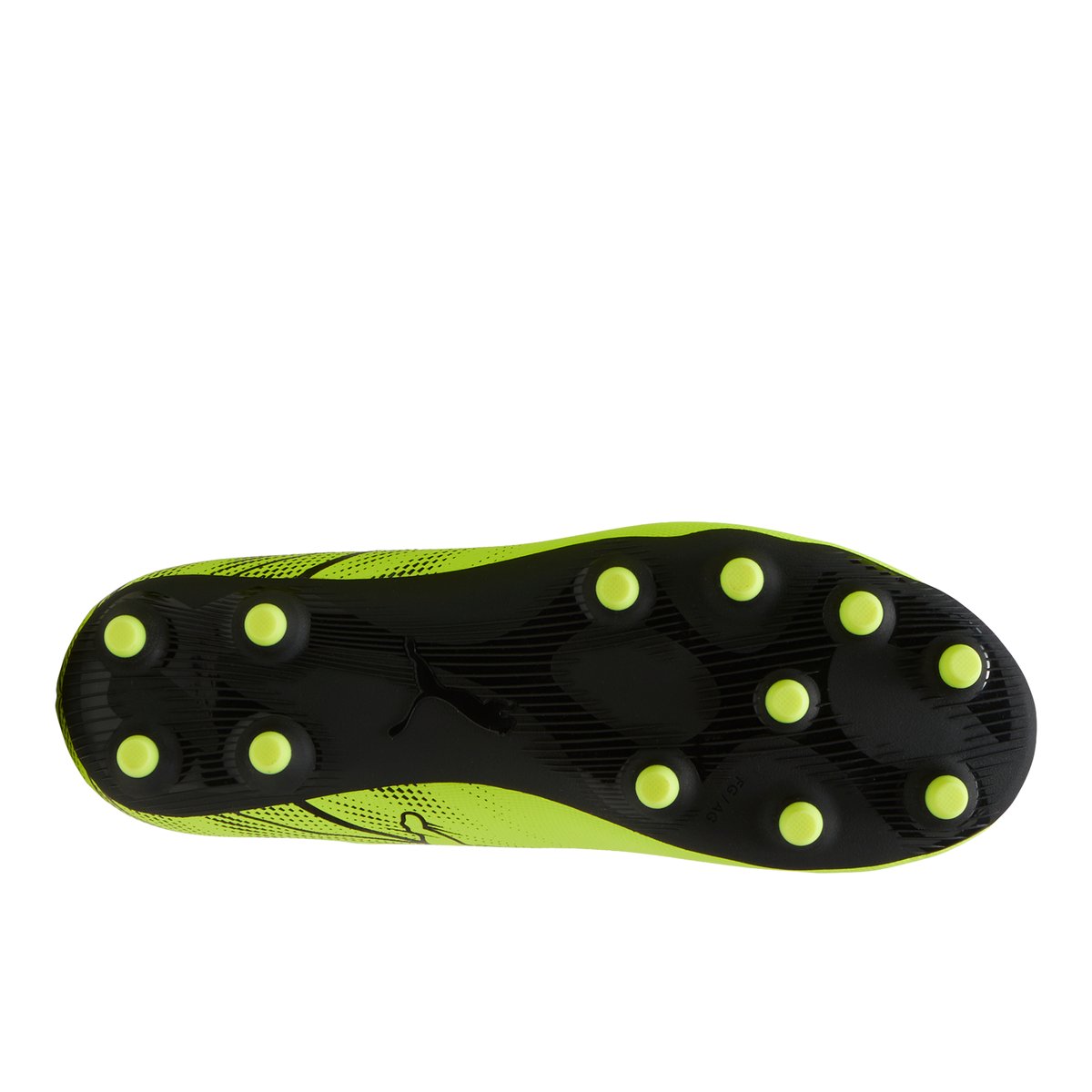 PUMA-Attacnto-jb-Baskets de soccer - Talon plat - Vert Vif