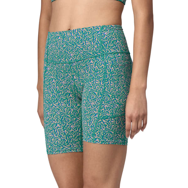 Short randonnée PATAGONIA W'S MAIPO SHORTS 8 IN SEA TEXTURE: SUBTIDAL BLUE