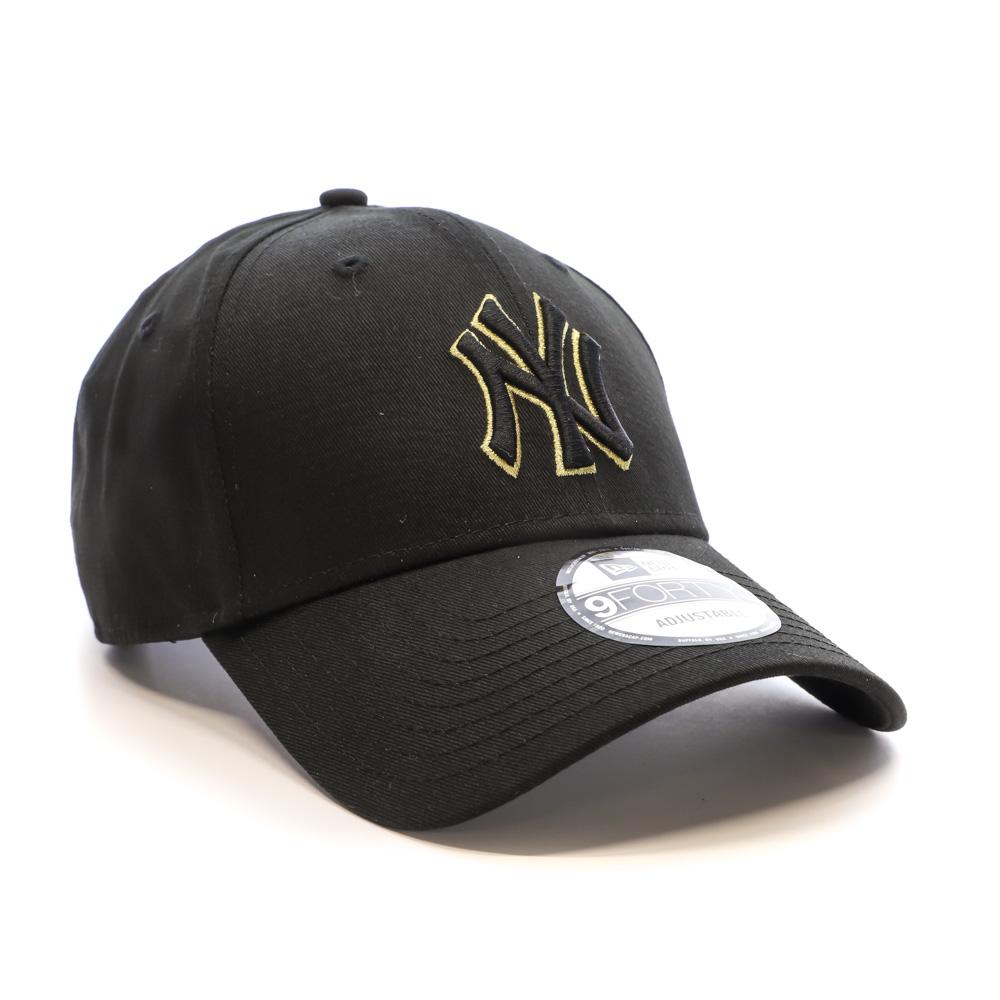 New Era Casquette Noire/Doré Femme New Era Metallic Outline