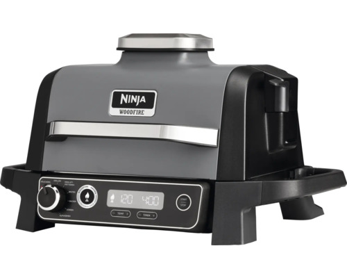 Ninja Woodfire Outdoor Elektrische Grill Heteluchtfriteuse Rookoven, 6 Kookfuncties, 2,4 kW Model OG701
