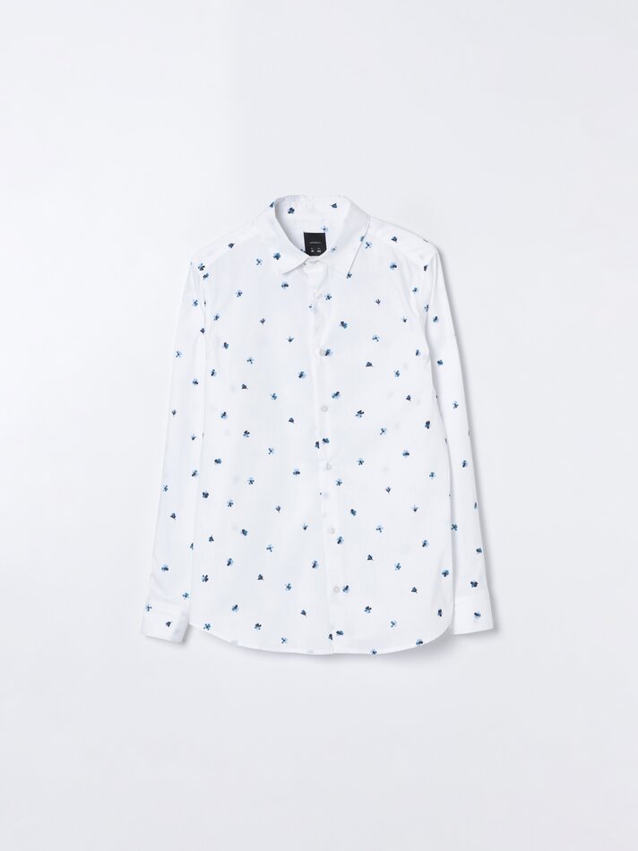Camisa estampada - Branca