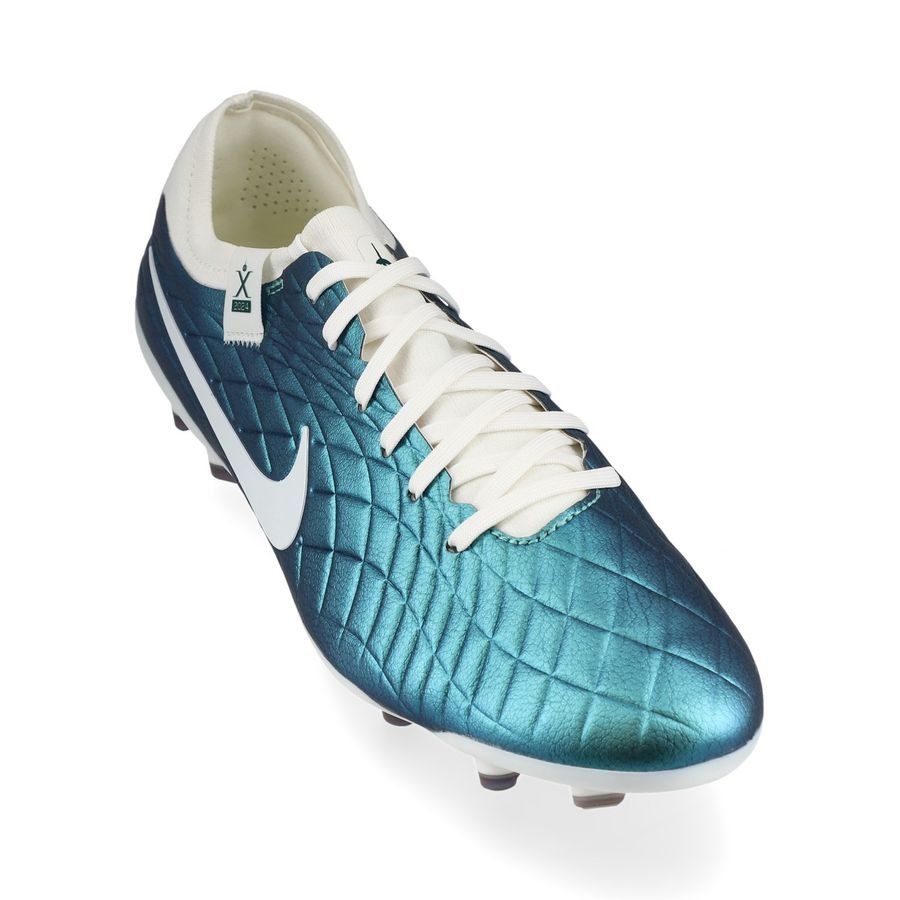 Nike Tiempo Legend 10 Pro FG Emerald - Turquoise/Blanc Cassé ÉDITION LIMITÉE