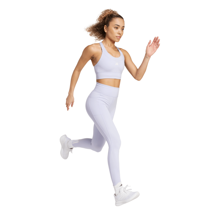 adidas Dame BH Run Pocket Medium-Support Bra Lilla