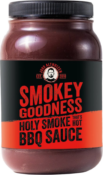 Smokey Goodness BBQ saus Holy Smoke 500 ml