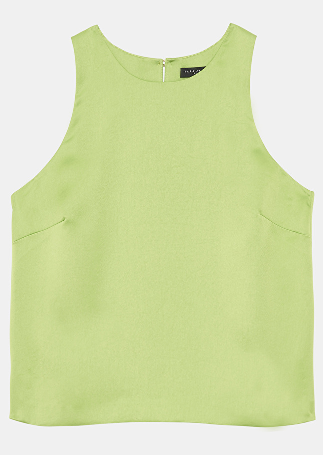 Top Tellyvert en satin