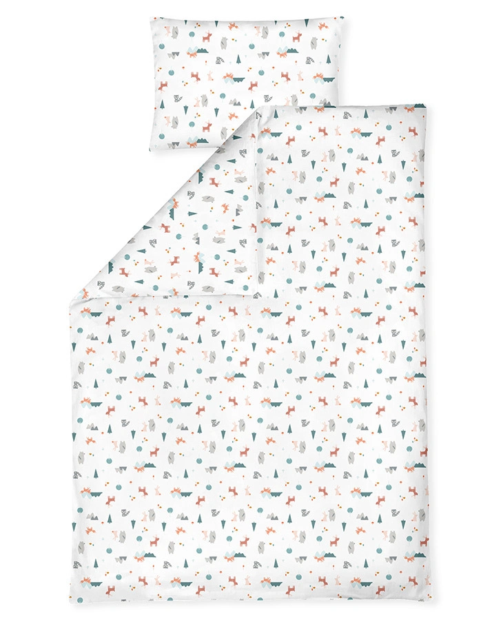 Bettwäsche KLEINER FUCHS (100x135/40x60) in weiß