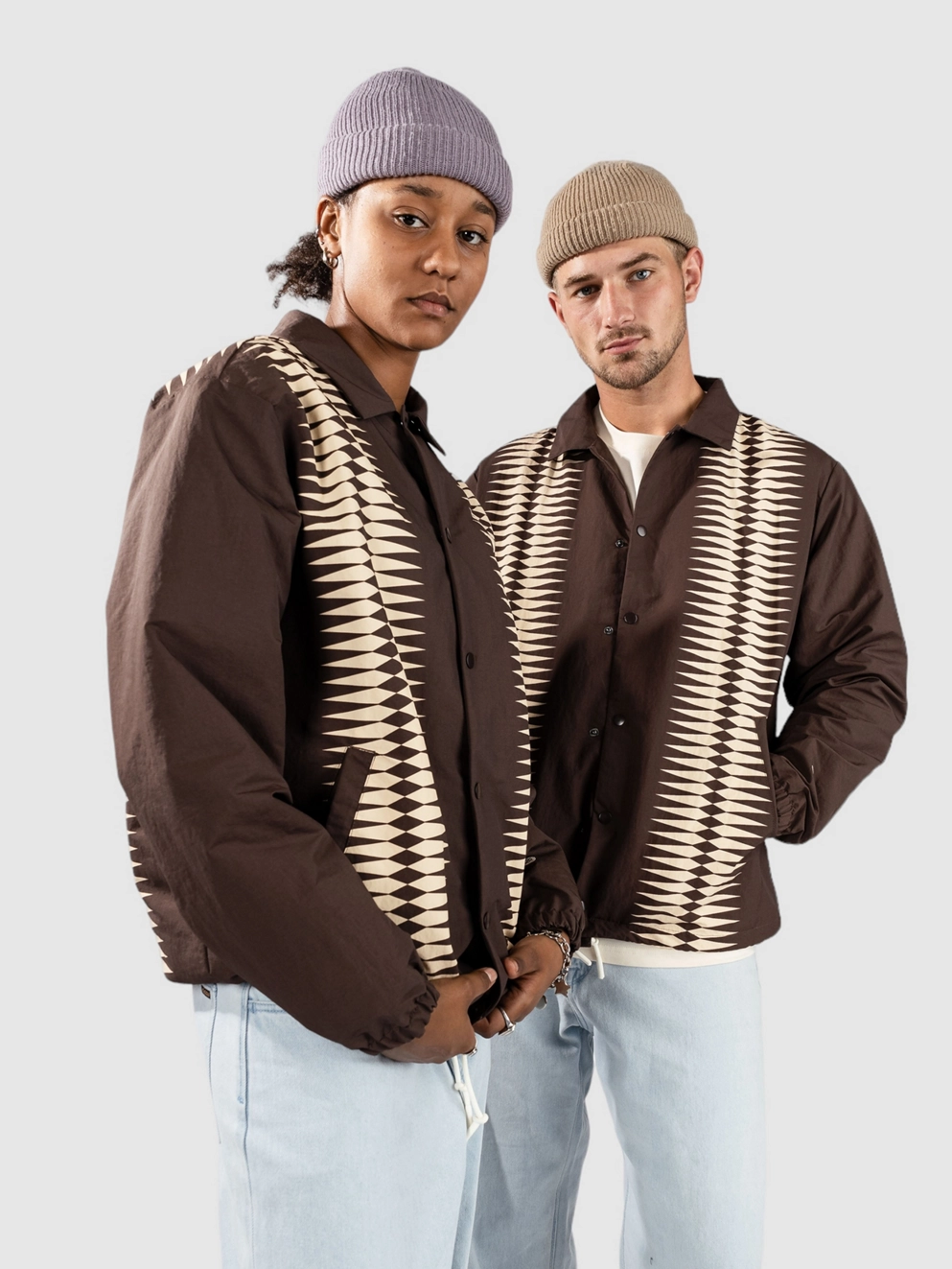 Stance Coaches Jacket darkbrown