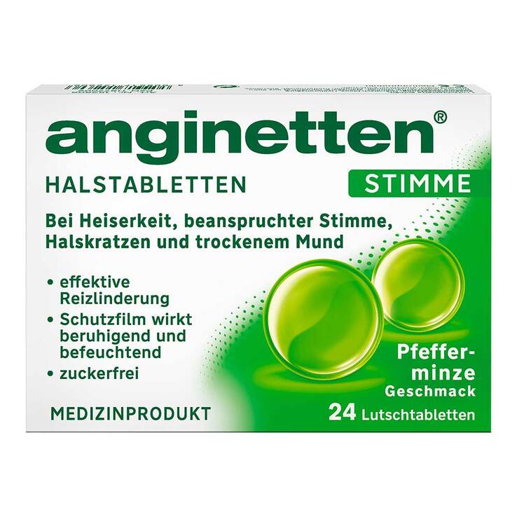 Anginetten Stimme Lutschtabletten, 24 St