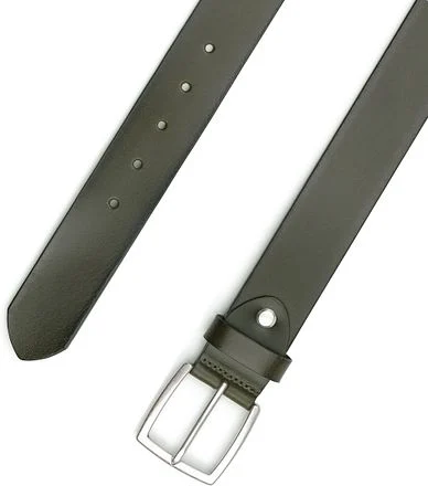 Suitable Leren Riem Groen Washed 1100375 kopen