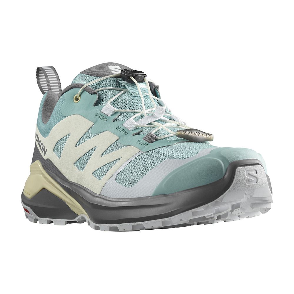 Salomon X-ADVENTURE - Chaussures trail Femme marine blue/quiet shade/moth
