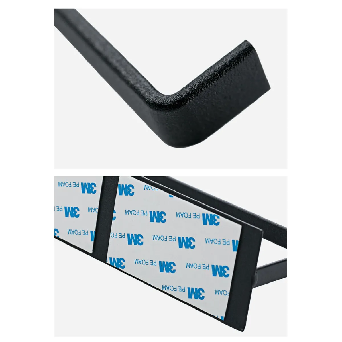 Universal Porte-papier auto-adhésif - Noir