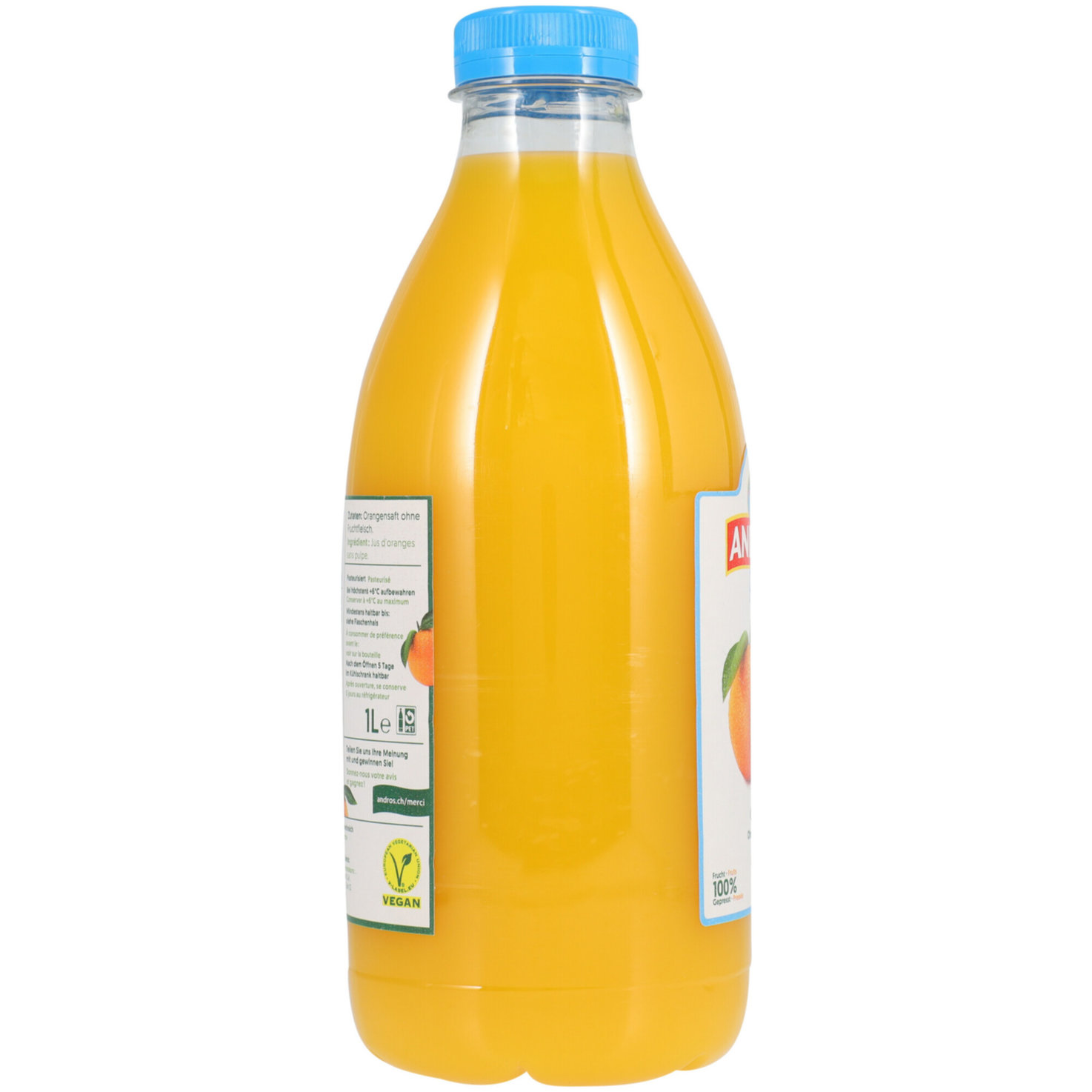Andros Orangensaft ohne Fruchtfleisch