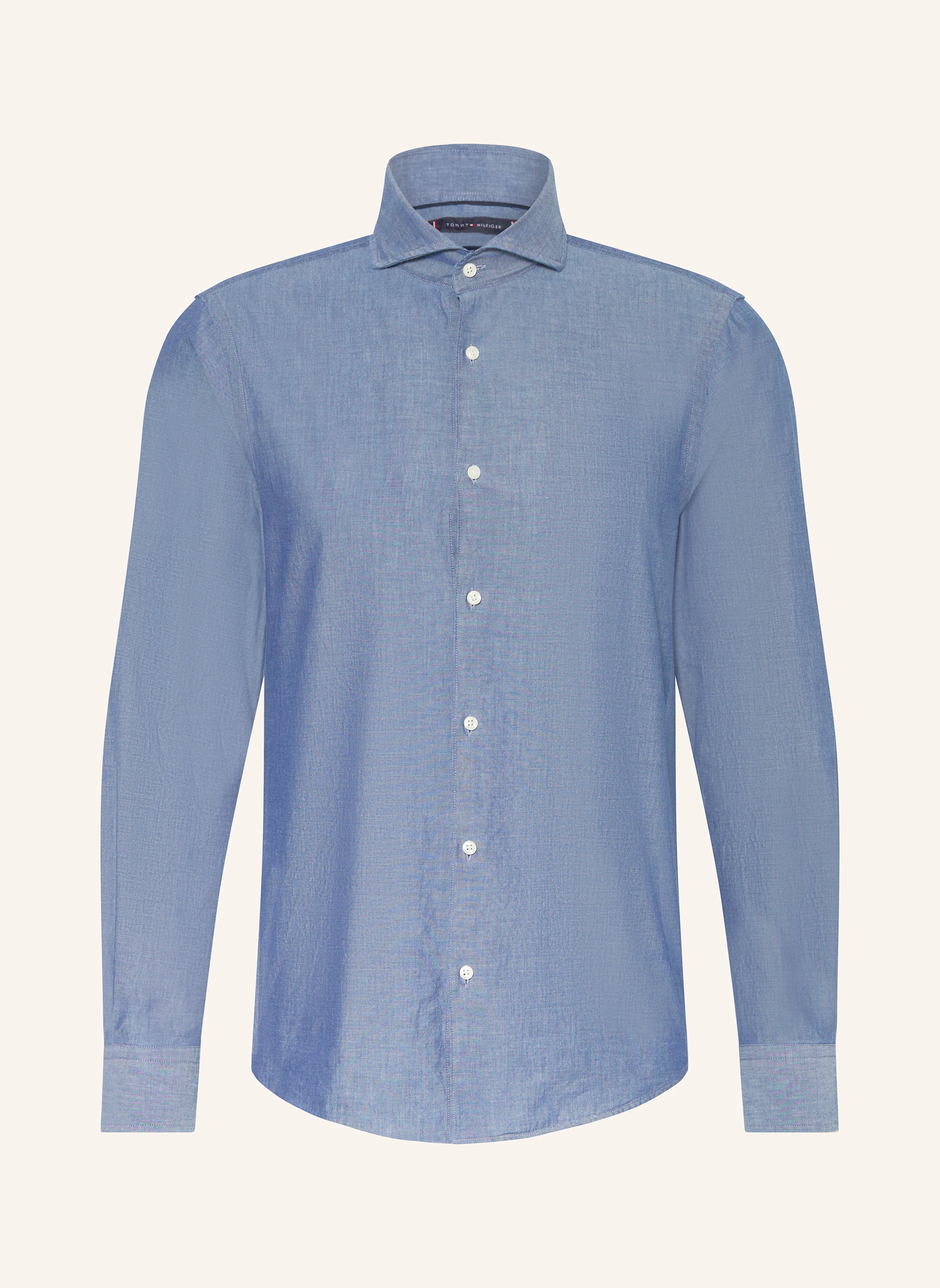 TOMMY HILFIGER Hemd Slim Fit in Jeansoptik