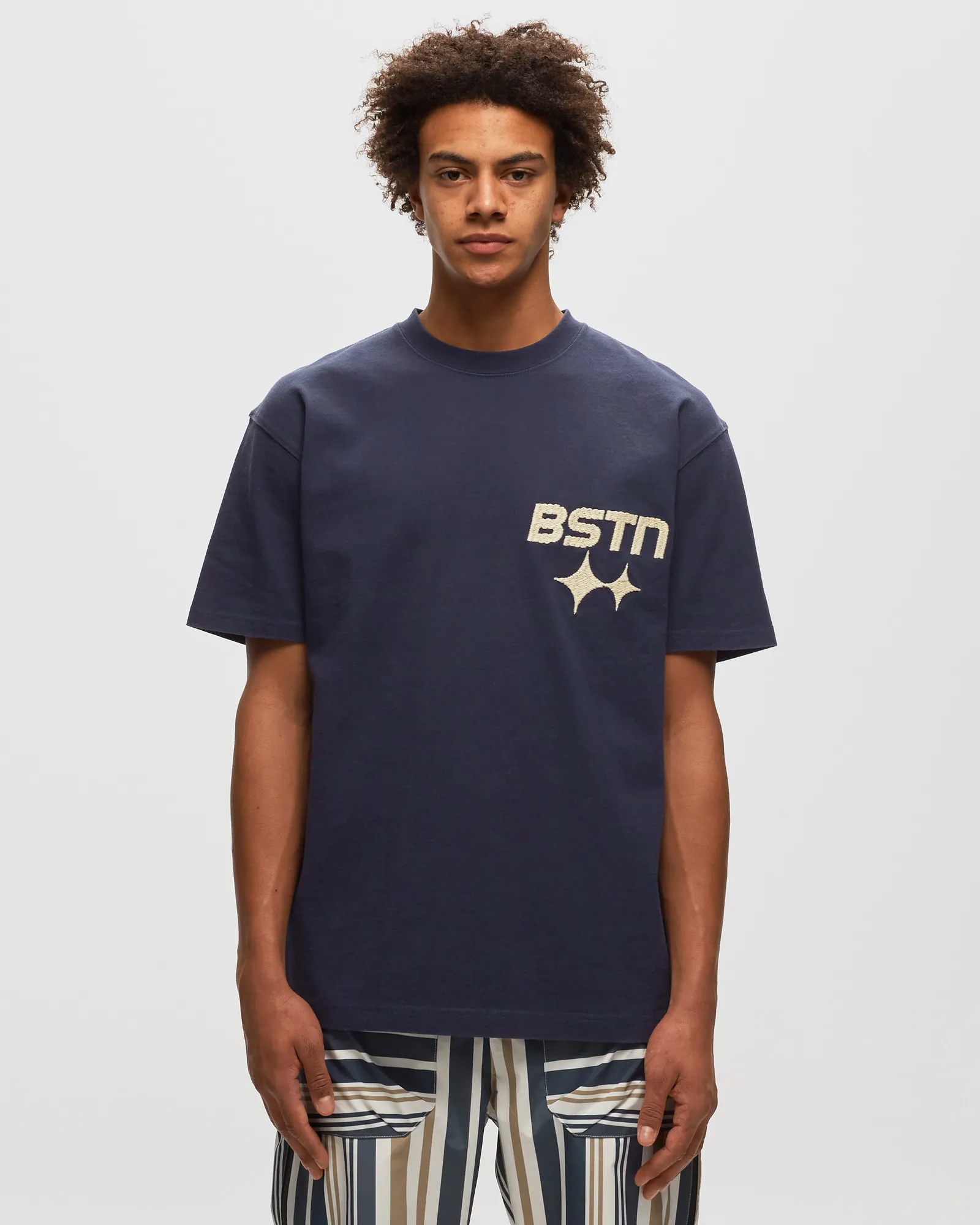 BSTN Brand Signature Stitching Logo Heavyweight Tee