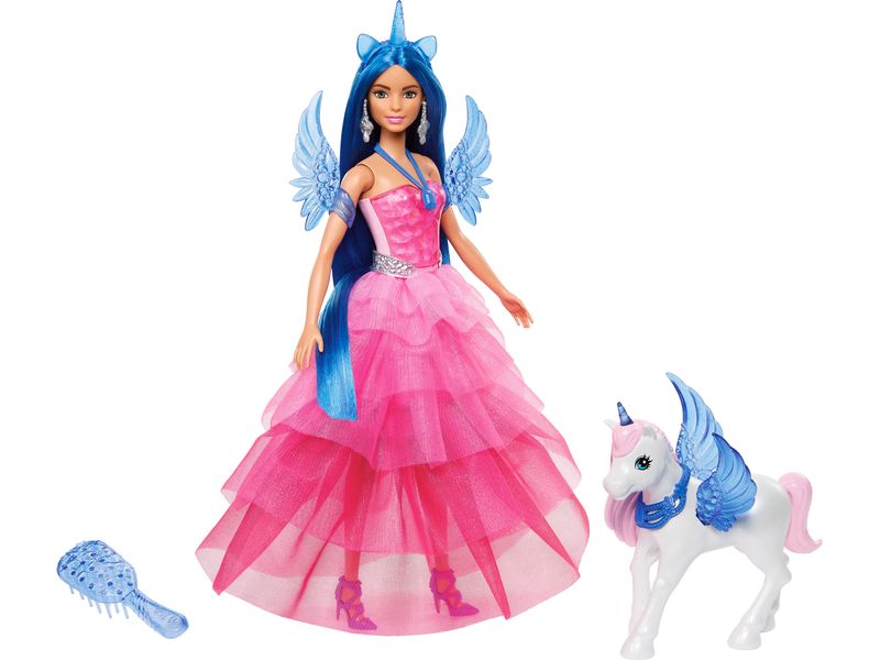 Barbie Puppe Barbie Saphire Barbie-Puppe mit Einhorn