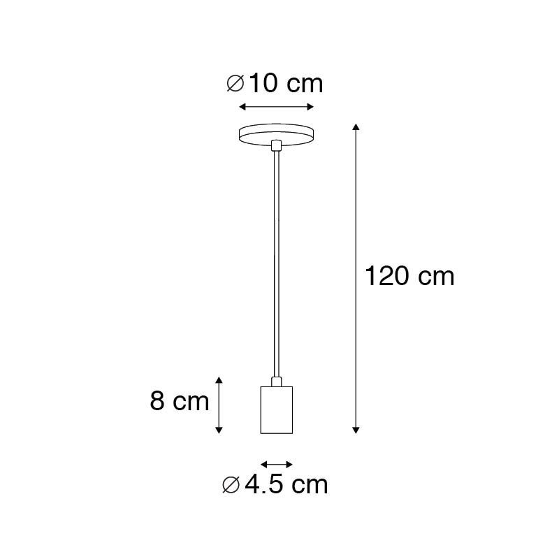 Industriële hanglamp koper - Facil 1