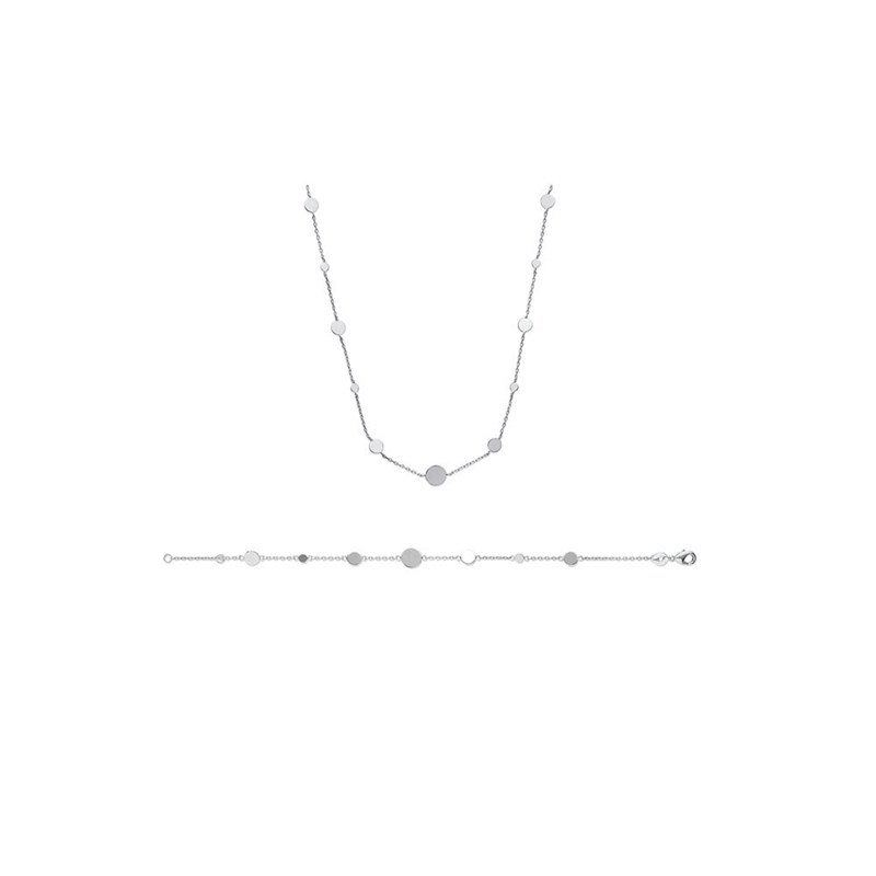 Collier Femme - Argent 925 - Longueur : 45 cm