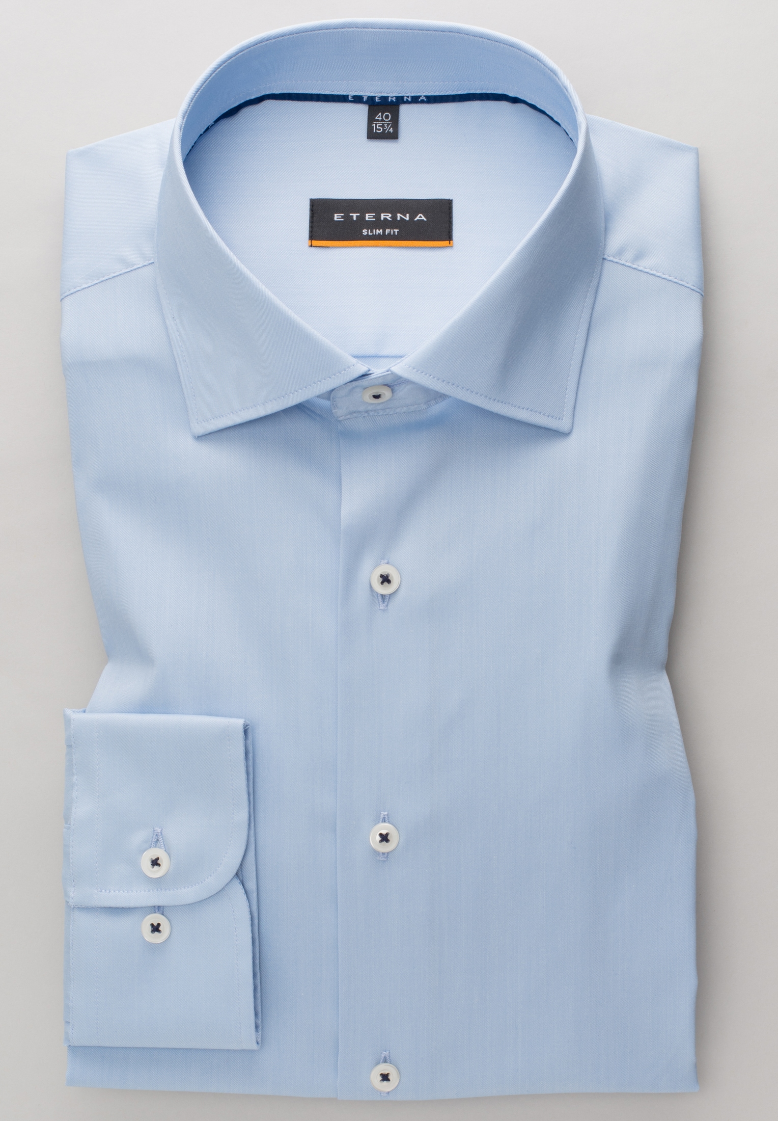 Eterna Langarmhemd »SLIM FIT«, EASY IRON (bügelleicht)